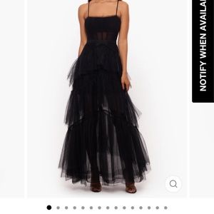 Betsy & Adam Black Formal Dress - Size 6